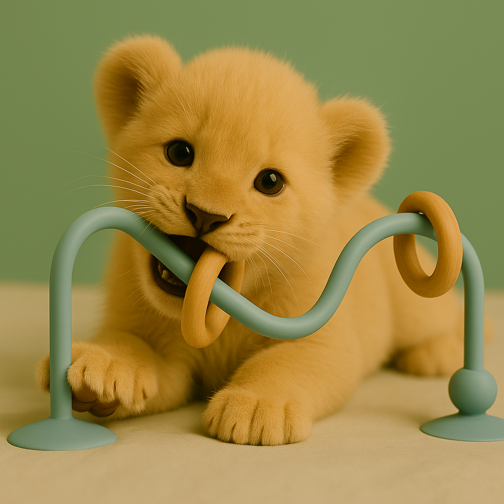 CuddleCubs - Houten Bijtring Achtbaan