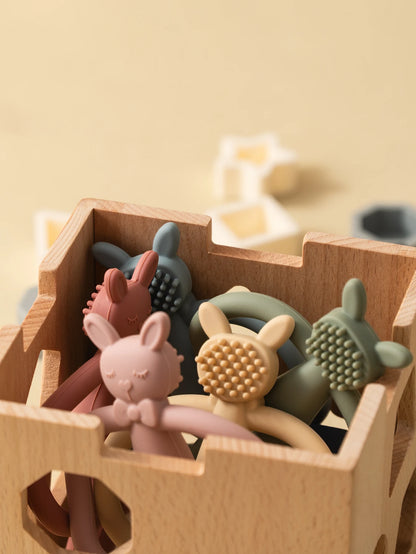 CuddleCubs - Bijtring Konijn